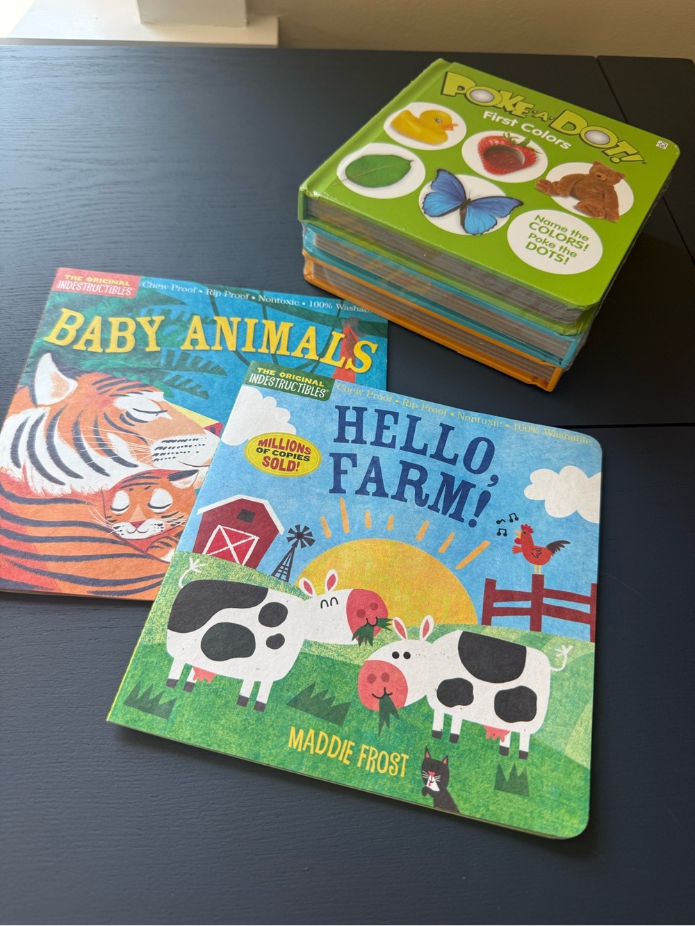 Baby Books, Melissa & Doug Poke a Dot, Indestructibles, Lot of 5